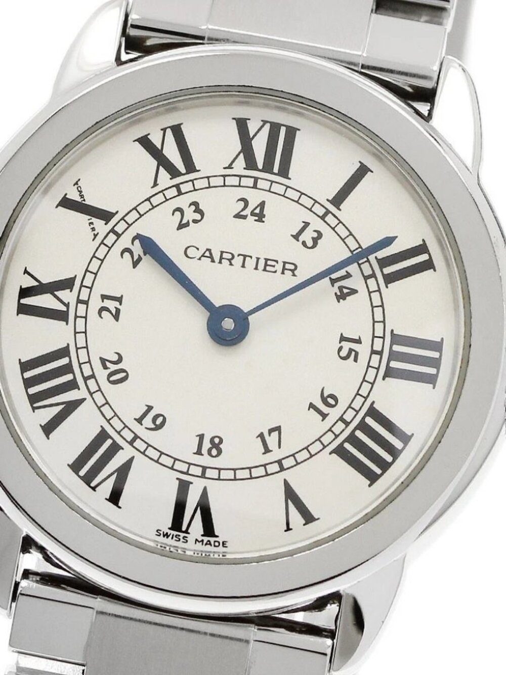 CARTIER Ronde SoloSM W6701004 Silver Dial Quartz Ladies Watch_960813